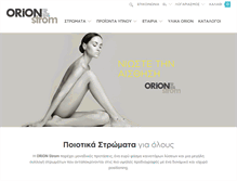 Tablet Screenshot of orionas.eu